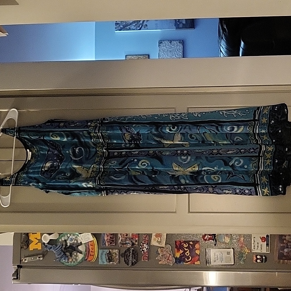 BIYA Rated R Semi-Sheer Print Dress